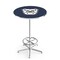 Holland Bar Stool Co 42" Chrome Butler University Pub Table L216C4228Butler - alternate 1